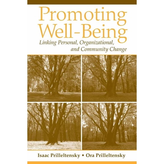 Promoting Well-Being: Linking Personal, Organizational, and Community Change, (Paperback)