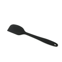 Silicone Spatula - 600°F Heat-Resistant Rubber Kitchen Spatula for Baking, Scraping, & Mixing - BPA Free Nonstick Cookware Safe Flexible Utensil for Cooking - Seamless & Dishwasher Safe (Black)