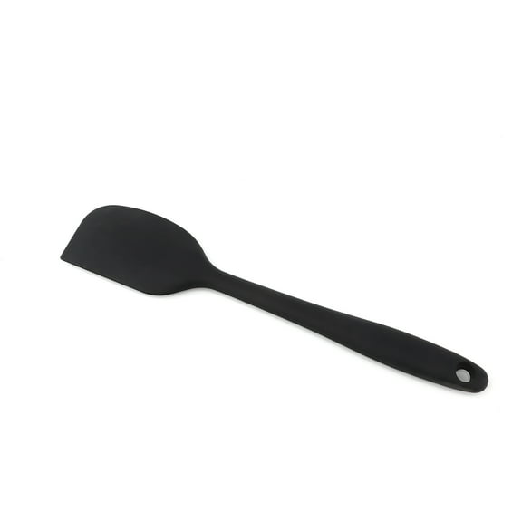 Silicone Spatula - 600°F Heat-Resistant Rubber Kitchen Spatula for Baking, Scraping, & Mixing - BPA Free Nonstick Cookware Safe Flexible Utensil for Cooking - Seamless & Dishwasher Safe (Black)