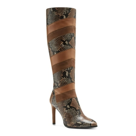UPC 194307360667 product image for VINCE CAMUTO Womens Brown Animal Print Patchwork Pointed Toe Stiletto Zip-Up Lea | upcitemdb.com