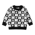 thumbnail image 4 of Kids Halloween Sweater Boys Girls Toddler Long Sleeve Cute Ghost Pattern Crewneck Pullover Sweaters 1-4 Years, 4 of 9