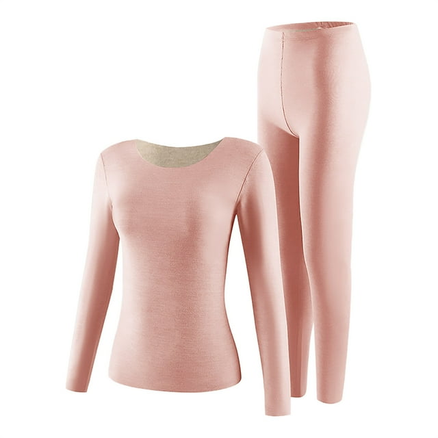 Women Elastic Thermal Inner Wear Thermal Underwear Warm Elastic Tops Pants Sets