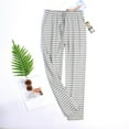 thumbnail image 2 of Cotton Pajama Pants for Men Lounge Pants with Pockets Stretch Loose Yoga Pants Comfy Nightwear Sleepwear Pj Bottoms Big and Tall Size L-4XL Gray, 2 of 6