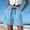 Blue, variant on Women's Hiking Cargo Shorts Quick Dry Lightweight Summer Shorts for Camping Travel Golf Pockets Gray XL(XL)