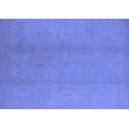 thumbnail image 1 of Ahgly Company Machine Washable Indoor Rectangle Oriental Blue Industrial Area Rugs, 2' x 5', 1 of 4