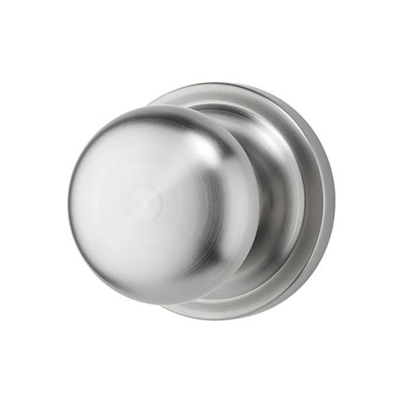 Rockwell  Sandhill Half Dummy Knob, Brushed Nickel