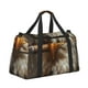 thumbnail image 2 of Fotbe Funny Bald Eagle Bolsa de Viaje con Estampado, Bolsa de Fin de Semana para Mujer con Compartimento para Zapatos, Bolsa de Gimnasio con Bolsillo Húmedo, 2 of 7