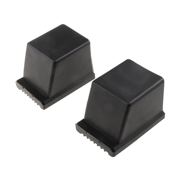 2 tapas de extremo para protector de suelo, para gimnasio, equipo de fitness, mesa, silla, cubierta de tubo Tipo B