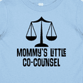 thumbnail image 4 of Inktastic Mommy Little Co Counsel Lawyer Boys or Girls Baby T-Shirt, 4 of 5