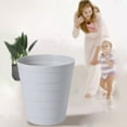 thumbnail image 2 of Kitchen Trash Can, Step-On Garbage Can with Lid, Tall Kitchen & Bathroom Trash Can, Small Office Waste Bin, Gray - Xuniizn, 2 of 9