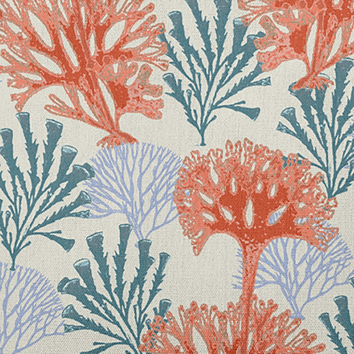 Simply Daisy 26" x 26" Blooms and Branches Decorative Throw Pillow, Surf Board Orange (1 count)