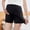 Black, variant on Maternity Shapewear for Under Dresses Over Belly Pregnancy Underwear Mid-Thigh High Waist Shorts Panties for Baby Shower Beige XXL