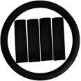 thumbnail image 1 of FH2033 Housse de Volant Noire (Ensemble Combo Moderne et Coussinets de Ceinture de Sécurité Noir), 1 of 6