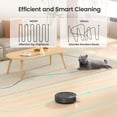 thumbnail image 3 of Aspiradora robot Lefant M210 Pro, 2200 Pa de succión, ultrafina, silenciosa, autocargable, Wi-Fi/APP, compatible con Alexa (gris), 3 of 5