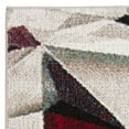 thumbnail image 5 of SAFAVIEH Porcello Karenza Abstract Prism Runner Rug, Light Grey/Orange, 2'3" x 8', 5 of 7
