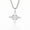 Silver, variant on Witchs Knot Choker Chain Wiccan Symbol Charm Vintage Protections Jewellery