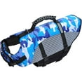 thumbnail image 1 of Dog Life Jacket, Dog Life Vest with Reflective Stripes, Adjustable Dog Lifesaver Pet Life Preserver, 1 of 4