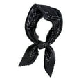 thumbnail image 2 of Awdenio Fashion Scarves Lightweight Women's Cotton and Linen Small Scarf Silk Scarf Literature And Fashion Temperament Flowers and Petals Neckerchief Hair Band Decorative, 2 of 3