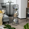 thumbnail image 2 of Costway 3-Tier Wire Fruit Basket Stand Kitchen Snack Vegetable Storage Organizer, 2 of 10