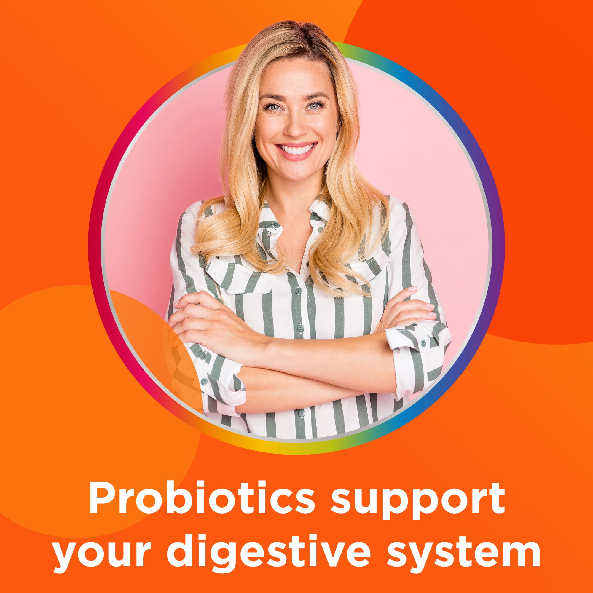 Centrum Immune and Digestive Support Probiotic Supplement Capsules, 50 Ct
