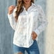 thumbnail image 2 of Camisas de manga larga para mujer camisas holgadas de gasa con botones ropa de primavera y verano, 2 of 8