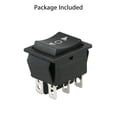 thumbnail image 3 of 2-pack 6 PIN DPDT Double Pole Double Throw 20 Amp Momentary Rocker Switch, 3 of 6