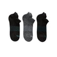 thumbnail image 3 of Hanes Absolute Active Men’s Cushioned Heel Shield Socks, Shoe Sizes 6-12, 3-Pairs Black/Marled, 3 of 3