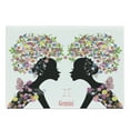 thumbnail image 1 of Zodiac Gemini Cutting Board, 2 Young Ladies with Colorful Spring Blossoms and Butterflies Fashion Girls, Decorative Tempered Glass Cutting and Serving Board, Large Size, Multicolor, by Ambesonne, 1 of 1