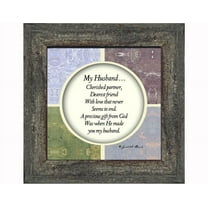 My Husband, Gift For Husband From Wife for Anniversary, Picture Frame For Men, 6x6 75517