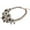 Gray, variant on Women Floral Chain Statement Bib Big Necklace Collar Fashion Jewelry