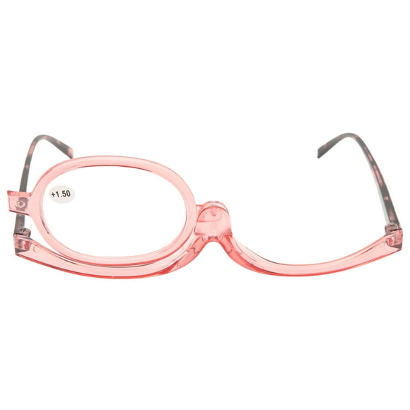 Gafas de maquillaje con aumento y rotación plegables para lectura y maquillaje, para uso cosmético +1,50