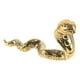 thumbnail image 1 of Adorno de serpiente de latón para decoración de escritorio del hogar, delicado adorno de serpiente para casa de té., 1 of 8