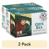 (2 pack) The Coffee Bean & Tea Leaf Costa Rica Medium Roast Single Serve Coffee for Keurig Brewers, 1 Box of 10 (10 Total Pods)