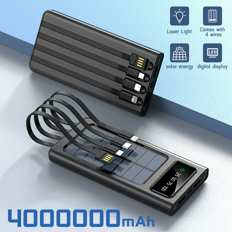 2GO Mobile.net - B2C -. Powerbank mit Solar-Notfall-Ladung