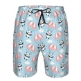 thumbnail image 4 of Naloa Cute Panda Flying in the Sky Men's Beach Shorts, Surfing shorts, Swim trunks, Quick Dry Swim Trunks for Surfing Beach Fun - Small, 4 of 9