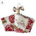 thumbnail image 2 of enjoywould Parapluie Pliant Compact de Voyage Protection UV Coupe-Vent Motif Rose Rétro Parapluie pour Extérieur, 2 of 8