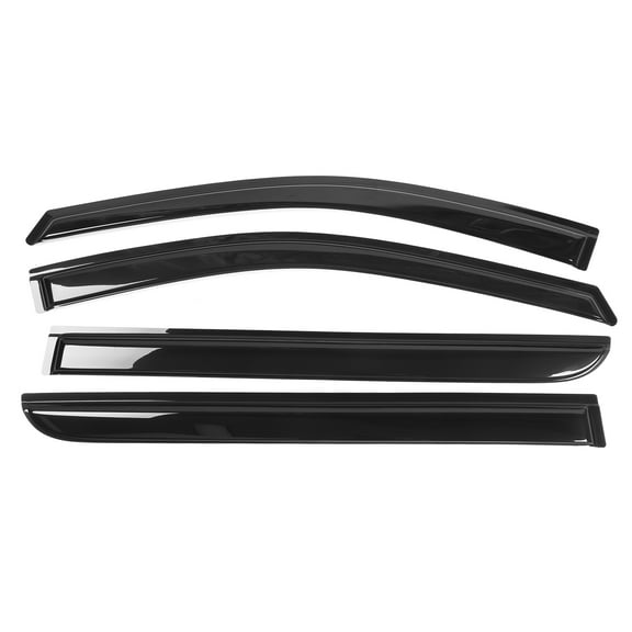 Ikon Motorsports Compatible with 08-10 Honda Odyssey Acrylic Window Visors Vent Windshield Deflector Rain Guard 4Pc Set Outside Mount 2008 2009 2010