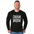thumbnail image 5 of Cruising a Bruising Fight Rebel Punk Men's Long Sleeve Tee T Shirt Brisco Brands S, 5 of 6