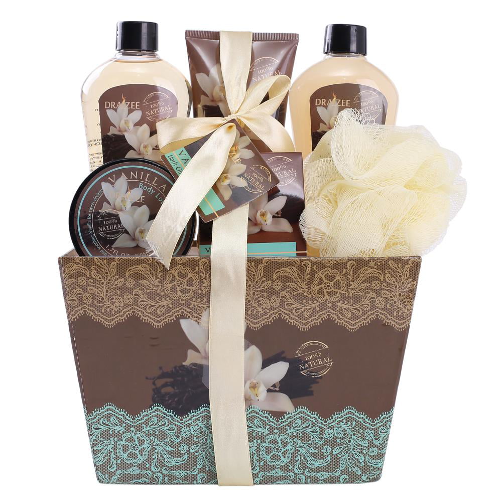 Spa T Basket For Women With Refreshing Seductive Vanilla Fragrance