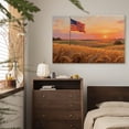 thumbnail image 6 of American Flag Canvas Wall Art - 4th of July Patriotic Canvas Print, Vintage Landscape Artwork Rustic Oil Paintings for Living Room Bedroom Study Home Office Decor, Gifts for man, 6 of 7