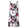 thumbnail image 7 of Inverlee Tropical Summer Maxi Sundress for Women Hawaiian Print Sleeveless V-Neck Dress Casual Relax Fit Pleated Beach Tank Dress, 7 of 7