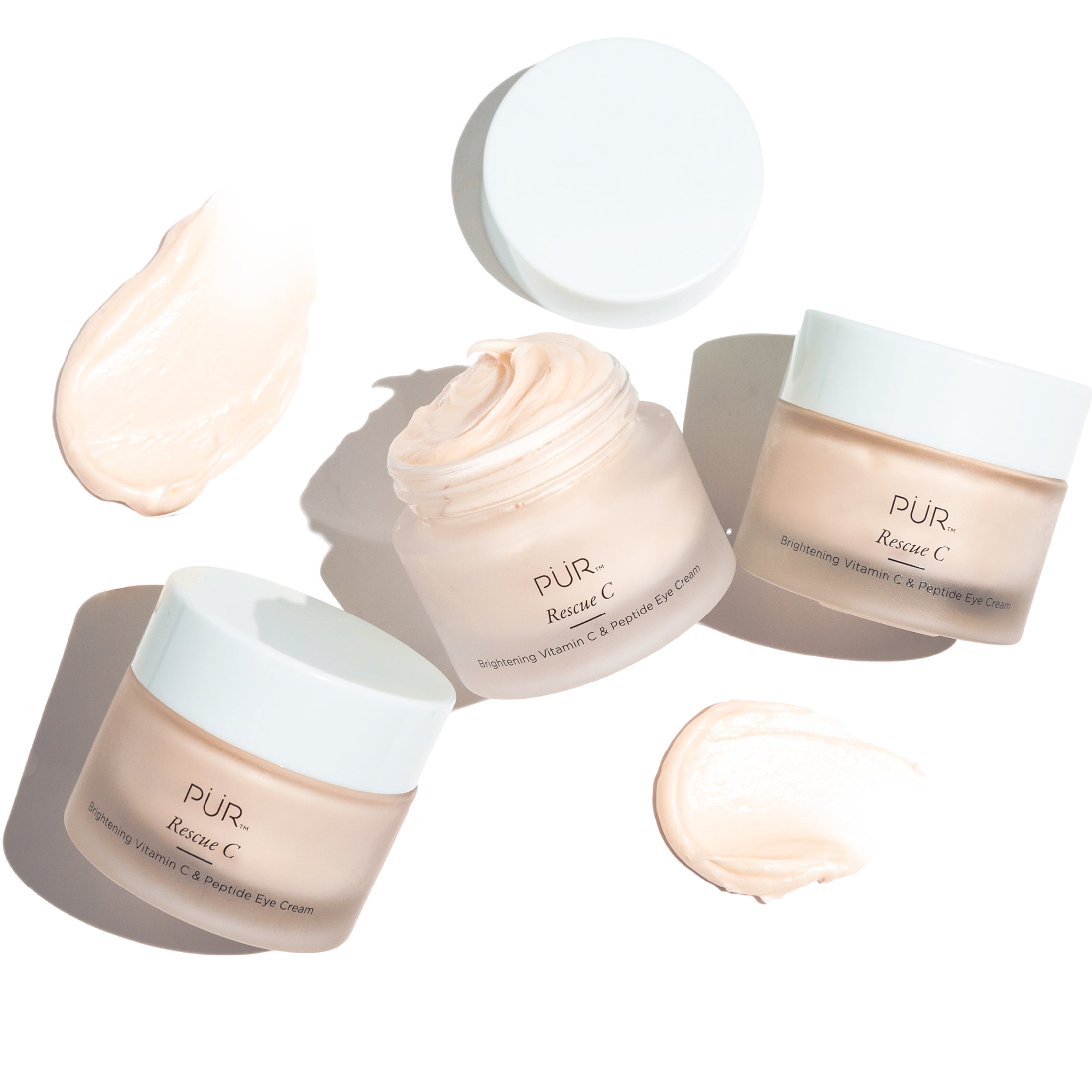 Pur Rescue C Brightening Vitamin C & Peptide Under Eye Cream Moisturizer, 0.5 fl oz