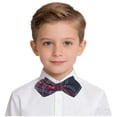 thumbnail image 2 of Purcolt Boys Pre-tied Tie Elegant Comfortable Adjustable Ties Toddler Tie for School Uniforms Party Graduation, 2 of 7