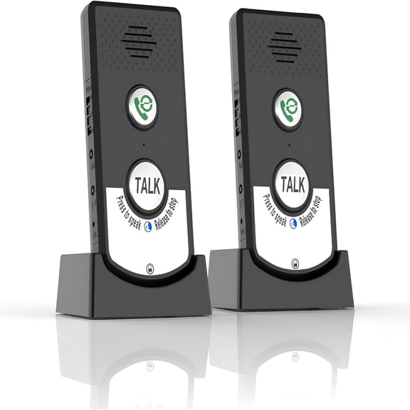 GJX Wireless Intercoms for Home,Long Range Wireless Intercom System for Room to Room Communication,2 Way Voice Intercom for Elderly,Seniors,and Kids
