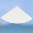 thumbnail image 2 of Shisuyan Fan Shape Wall Corner Shelf Set Wall-mounted Corner Storage Rack Triangle Storage Holder - 25cm (White), 2 of 8