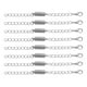 thumbnail image 1 of Uxcell Extensor de Collar Magnético de 3.9 Pulgadas Paquete de 8 Broches de Collar Extensores de Cadena para Collares Plateado, 1 of 5