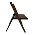 thumbnail image 6 of Nmkwnr 4 Pack Wood Folding Chair Side Chair for Living Room, Dining Room, Dark Brown, 6 of 7