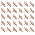 thumbnail image 3 of Chocolate Rectangular Plastic Sliding Nails for Furniture Smooth Drawer Slide Repair 60pcs, 3 of 3
