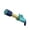 Blue, variant on Multi-Barrel Style Pull-Out Water Cannon, Manual Pump Action Squirt Blaster, Long Range Water Blaster for Summer Beach Activities, Outdoor Water Play, White