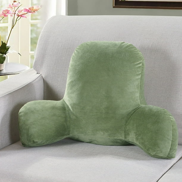 Large Plush Backrest Lumbar Back Reading Pillow With Arms Support Tv Relax Pillow Sofa Chair Cushion For Bed Rest Arm Back Walmart Com Walmart Com